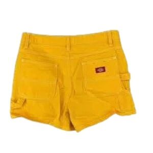 NWT Dickies Yellow Cargo Carpenter Shorts, Size 5/27 (Juniors)